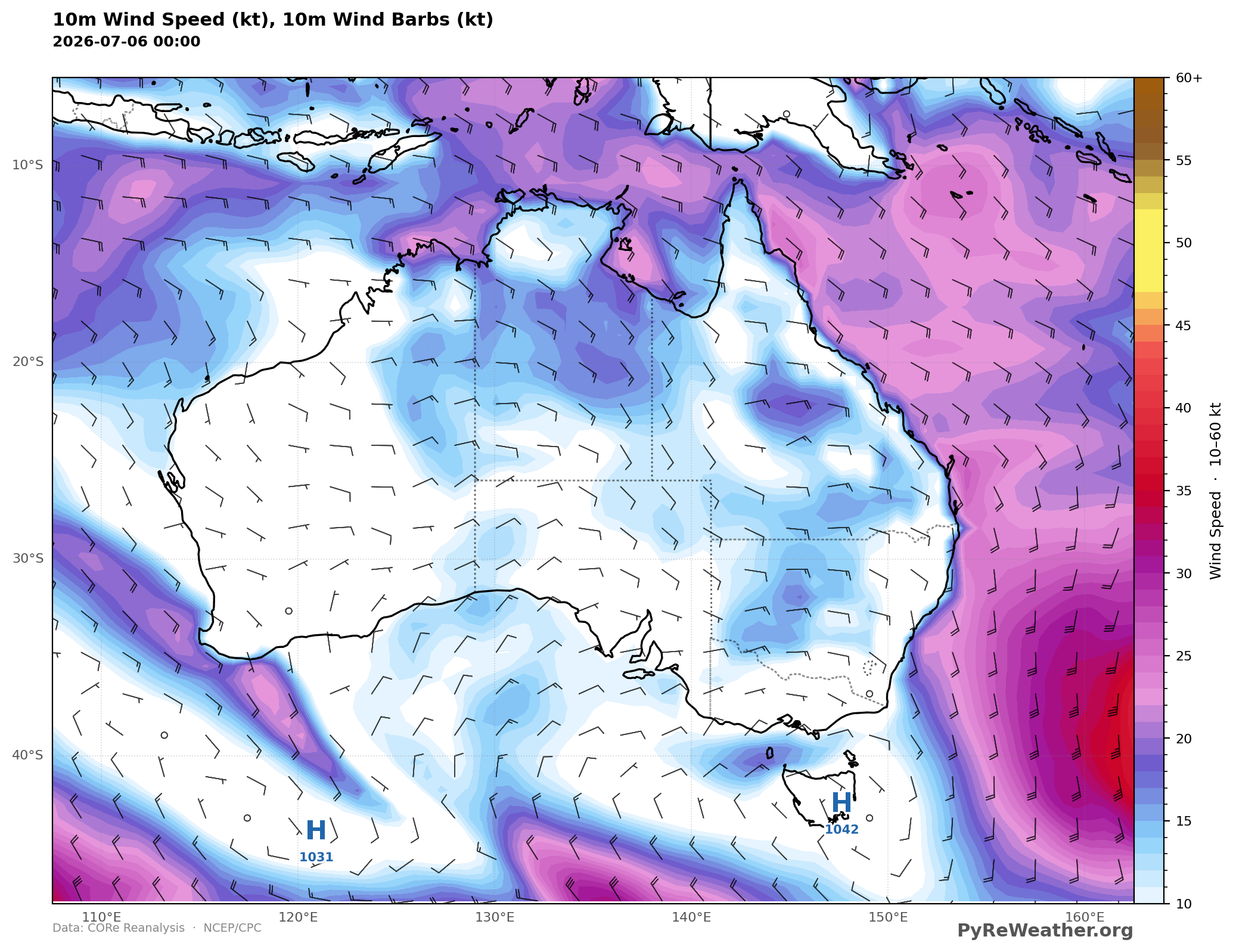 surface_10m_wind_speed_australia_2026-07-06_00z