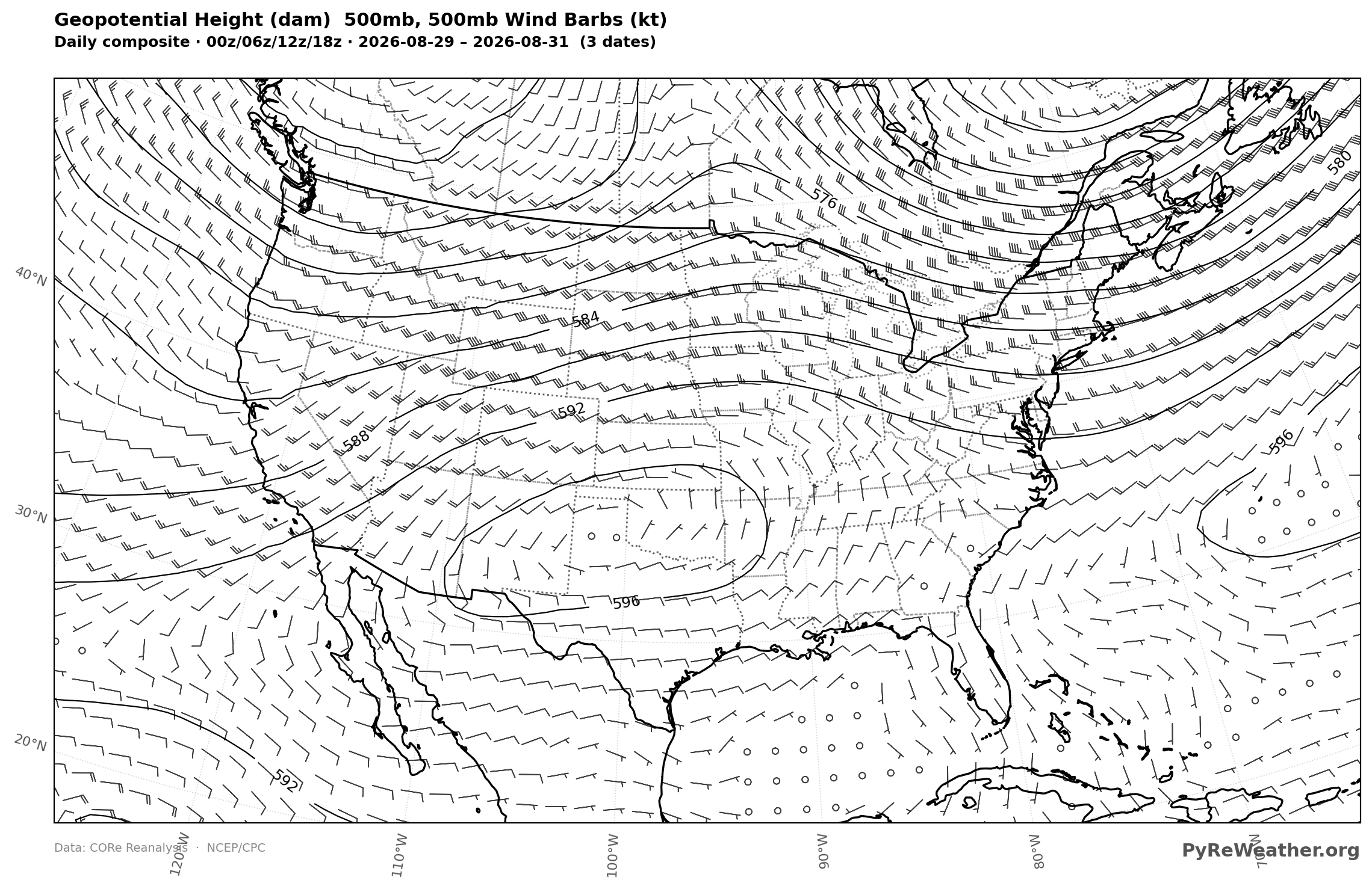 500mb_geopotential_height_conus_2026-08-29_to_2026-08-31